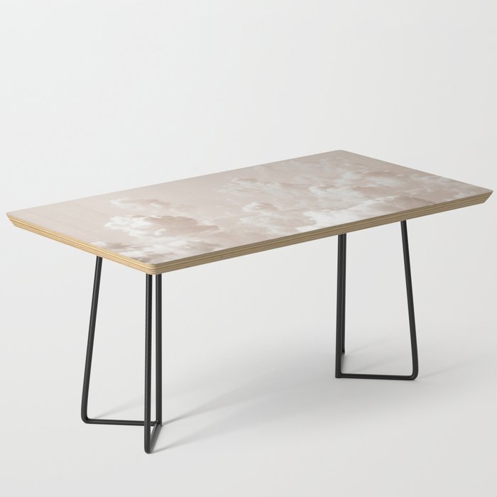 Light Academia Aesthetic white clouds Coffee Table Gallery Image 1