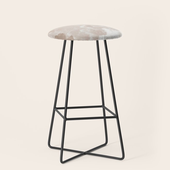 Light Academia Aesthetic white clouds Stool Gallery Image 1