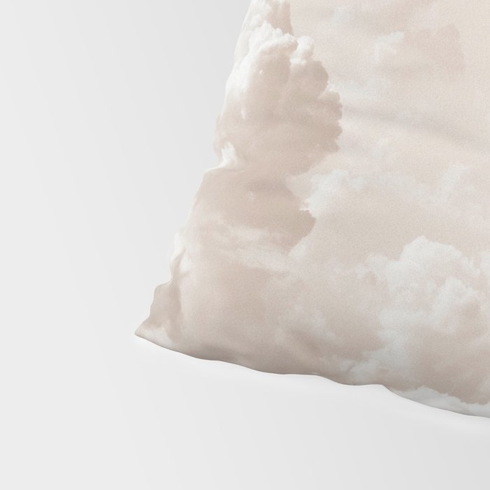 Light Academia Aesthetic white clouds Pillow Sham Gallery Image 4