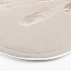 Light Academia Aesthetic white clouds Bath Mat Gallery Image 3