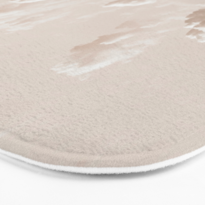 Light Academia Aesthetic white clouds Bath Mat Gallery Image 3