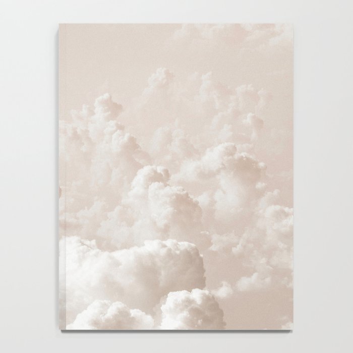 Light Academia Aesthetic white clouds Notebook Gallery Image 4