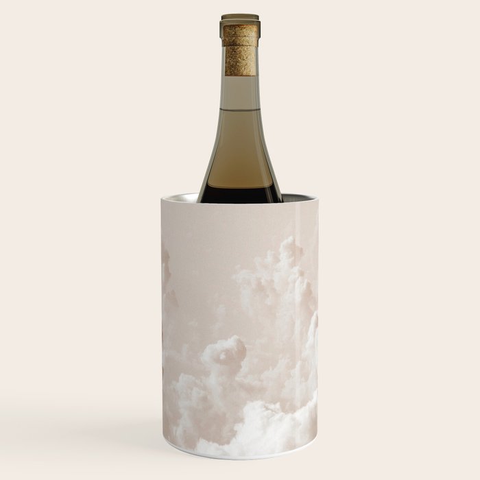 Light Academia Aesthetic white clouds Wine Chiller Gallery Image 1