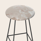 Light Academia Aesthetic white clouds Stool Gallery Image 2