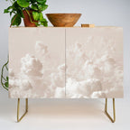 Light Academia Aesthetic white clouds Credenza Gallery Image 1