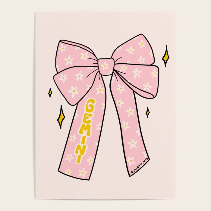 Gemini Bow Poster Gallery Image 4
