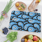 Funny smiling face pattern Cutting Board Gallery Image 2