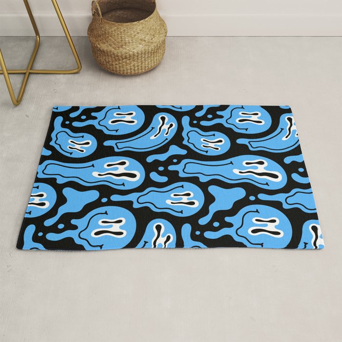 Funny smiling face pattern Rug Gallery Image 1