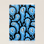 Funny smiling face pattern Stationery Card Gallery Image 2