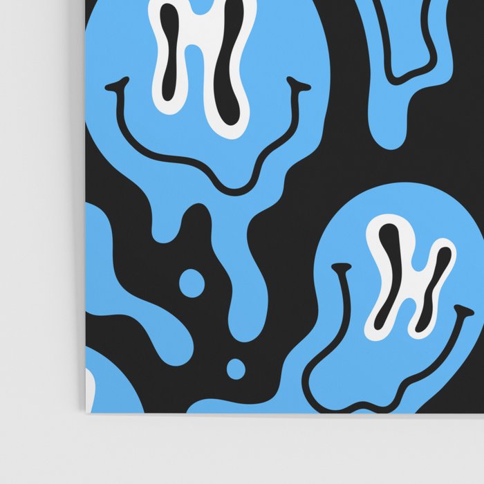 Funny smiling face pattern Poster Gallery Image 3