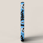 Funny smiling face pattern iPhone Case Gallery Image 2