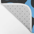 Funny smiling face pattern Bath Mat Gallery Image 2