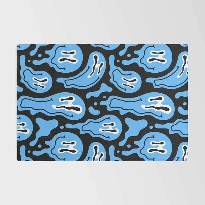 Funny smiling face pattern Rug Gallery Image 2