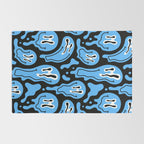 Funny smiling face pattern Rug Gallery Image 2