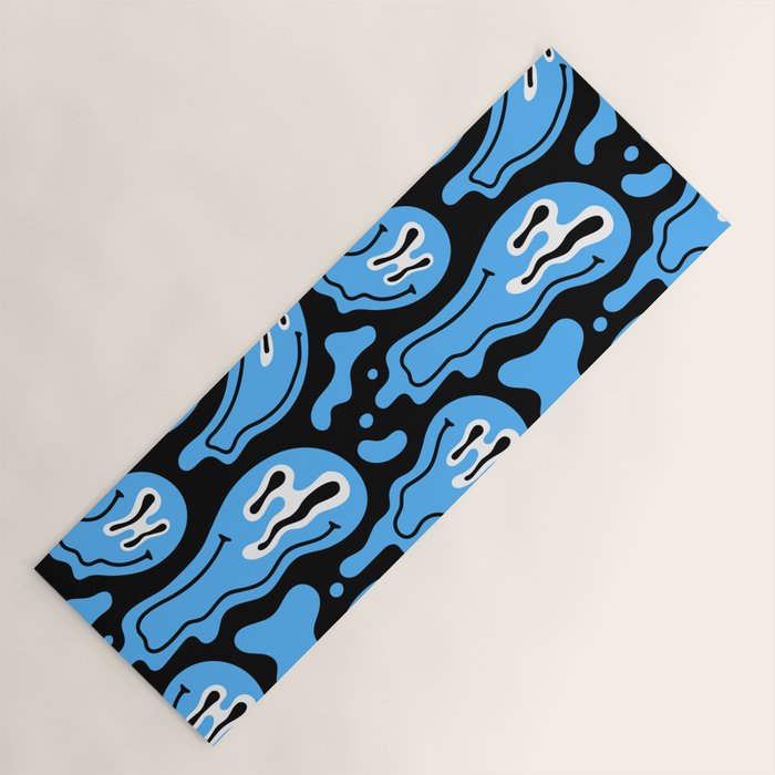 Funny smiling face pattern Yoga Mat Gallery Image 1