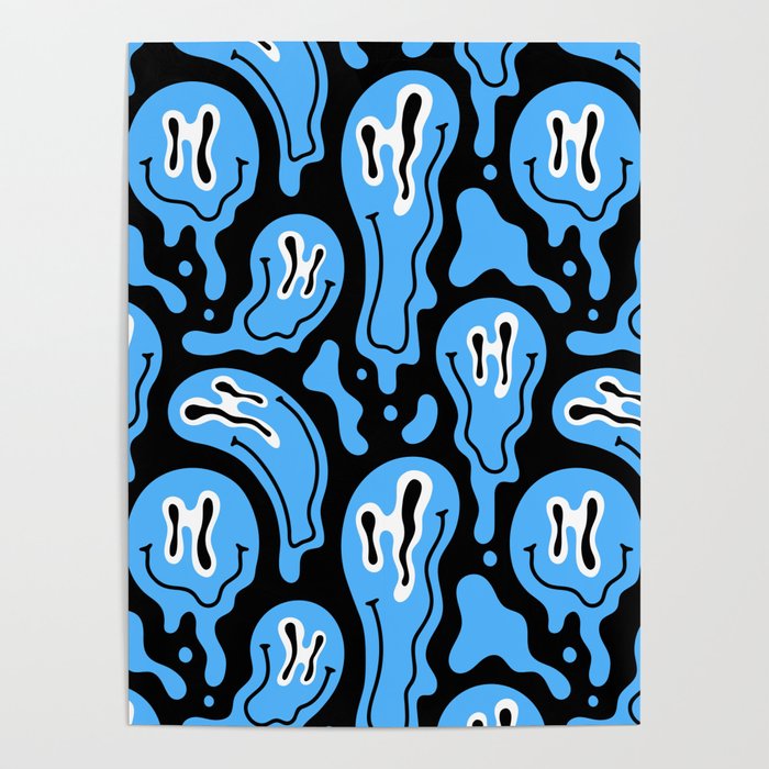 Funny smiling face pattern Poster Gallery Image 4