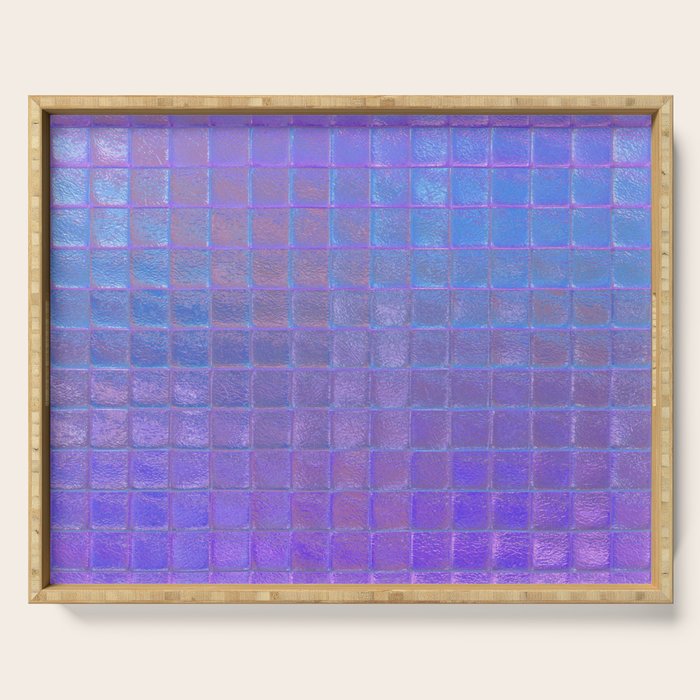 Iridescent Squares Serving Tray Gallery Image 1