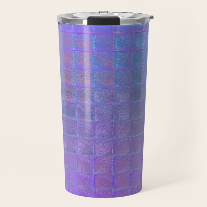 Iridescent Squares Travel Mug Gallery Image 1