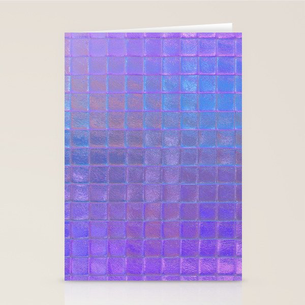 Iridescent Squares Stationery Card Gallery Image 2