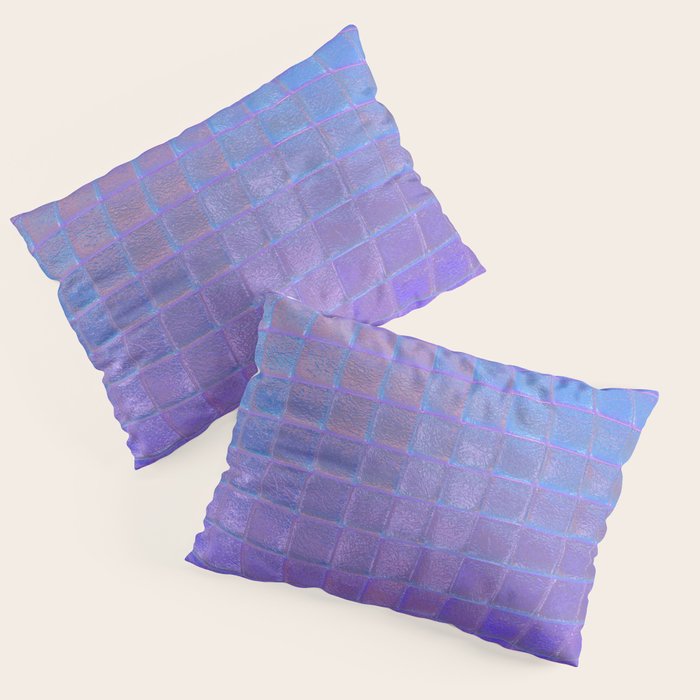 Iridescent Squares Pillow Sham Gallery Image 1
