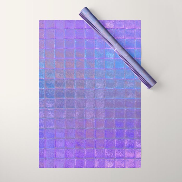 Iridescent Squares Wrapping Paper Gallery Image 1