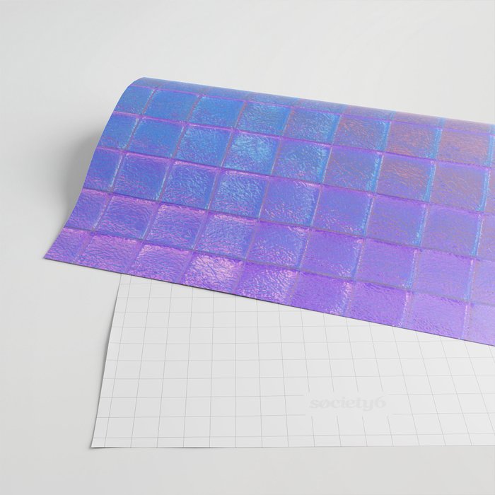 Iridescent Squares Wrapping Paper Gallery Image 2