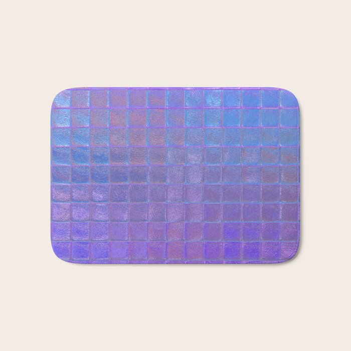 Iridescent Squares Bath Mat Gallery Image 1