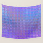 Iridescent Squares Wall Tapestry Gallery Image 4