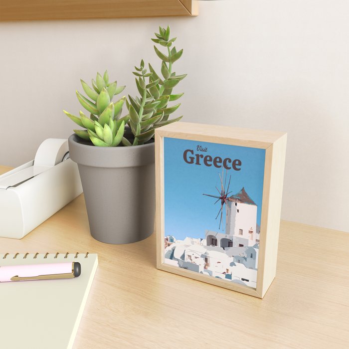 Visit Greece Mini Art Print Gallery Image 2