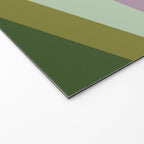 Geometric Shapes #8 Purple and Green Welcome Mat Gallery Image 2
