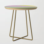 Geometric Shapes #8 Purple and Green Side Table Gallery Image 1