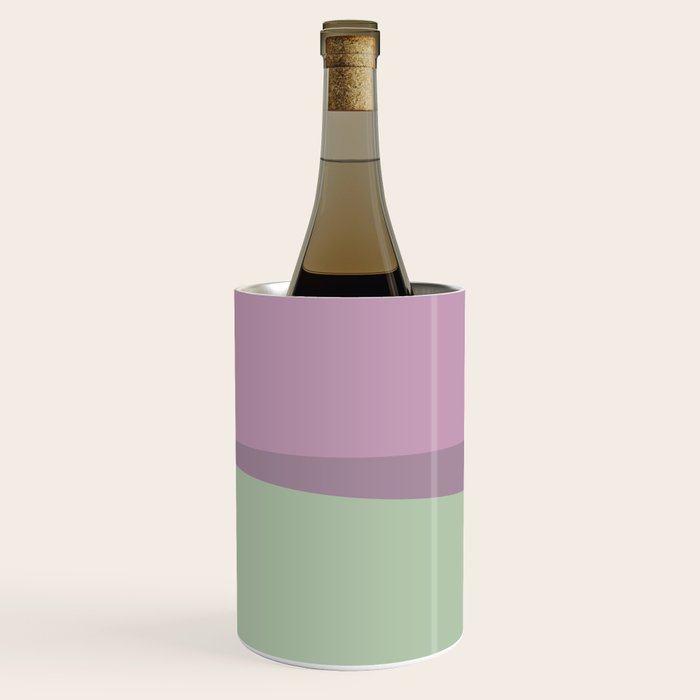 Geometric Shapes #8 Purple and Green Wine Chiller Gallery Image 2