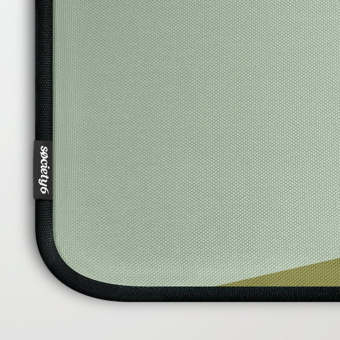 Geometric Shapes #8 Purple and Green Laptop Sleeve Gallery Image 3