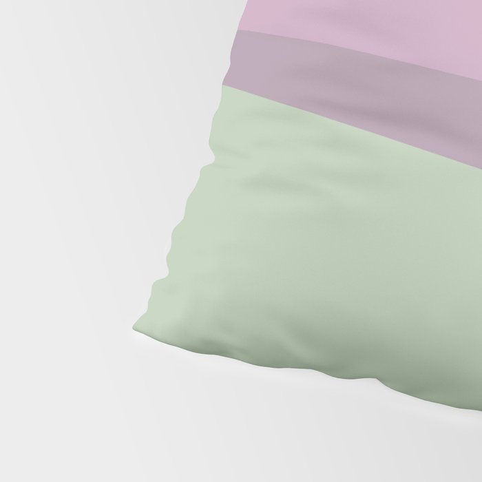 Geometric Shapes #8 Purple and Green Pillow Sham Gallery Image 4