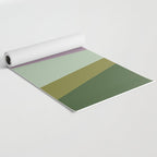 Geometric Shapes #8 Purple and Green Yoga Mat Gallery Image 2