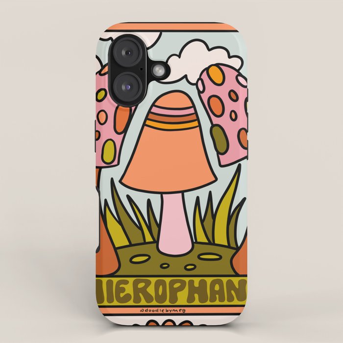 5. The Hierophant Mushroom iPhone Case Gallery Image 1
