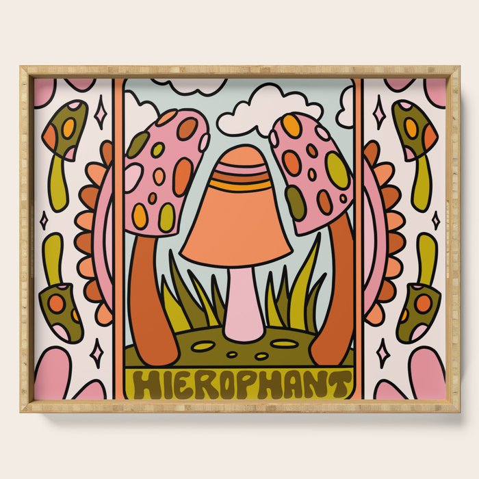 5. The Hierophant Mushroom Serving Tray Gallery Image 1