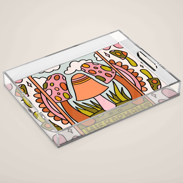 5. The Hierophant Mushroom Acrylic Tray Gallery Image 1