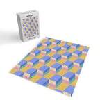Cuboid Geometric Abstract Shapes Pattern XXIV Jigsaw Puzzle Gallery Image 2