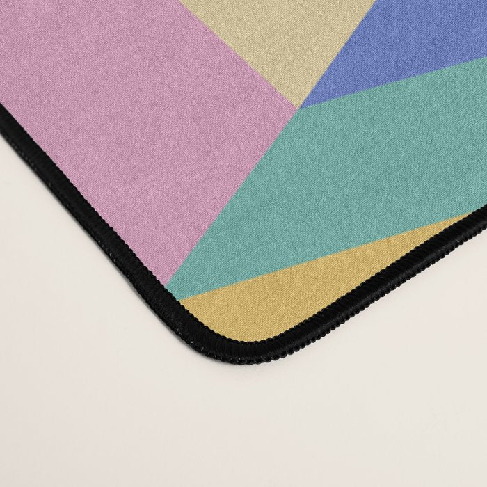 Cuboid Geometric Abstract Shapes Pattern XXIV Desk Mat Gallery Image 4