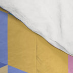 Cuboid Geometric Abstract Shapes Pattern XXIV Comforter Gallery Image 4