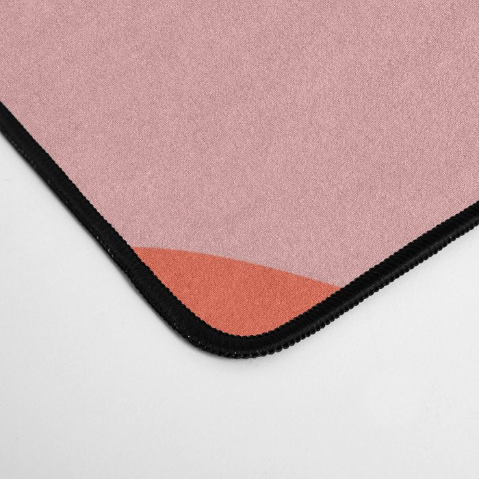 Wavy Land - Pink And Red Desk Mat Gallery Image 4