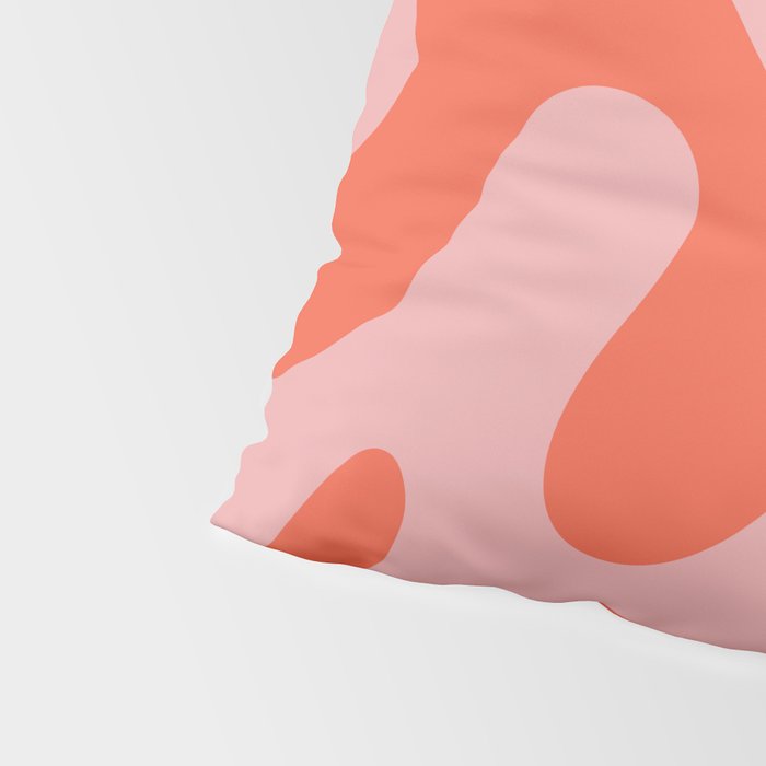 Wavy Land - Pink And Red Pillow Sham Gallery Image 4
