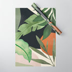 Abstract Art Tropical Leaves 38 Wrapping Paper Gallery Image 1