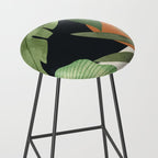 Abstract Art Tropical Leaves 38 Stool Gallery Image 2