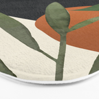 Abstract Art Tropical Leaves 38 Bath Mat Gallery Image 3