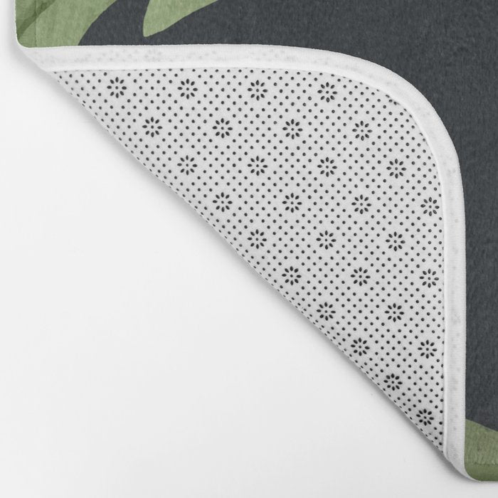 Abstract Art Tropical Leaves 38 Bath Mat Gallery Image 2