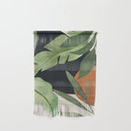 Abstract Art Tropical Leaves 38 Wall Hanging Gallery Image 1