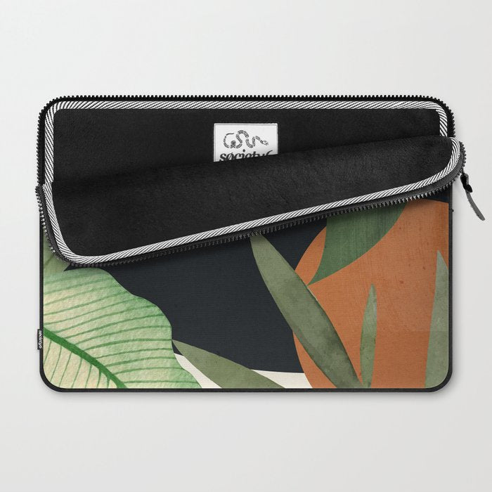 Abstract Art Tropical Leaves 38 Laptop Sleeve Gallery Image 2