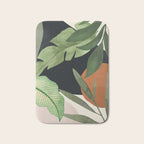 Abstract Art Tropical Leaves 38 Bath Mat Gallery Image 1